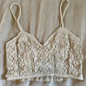 Crocheted bralette